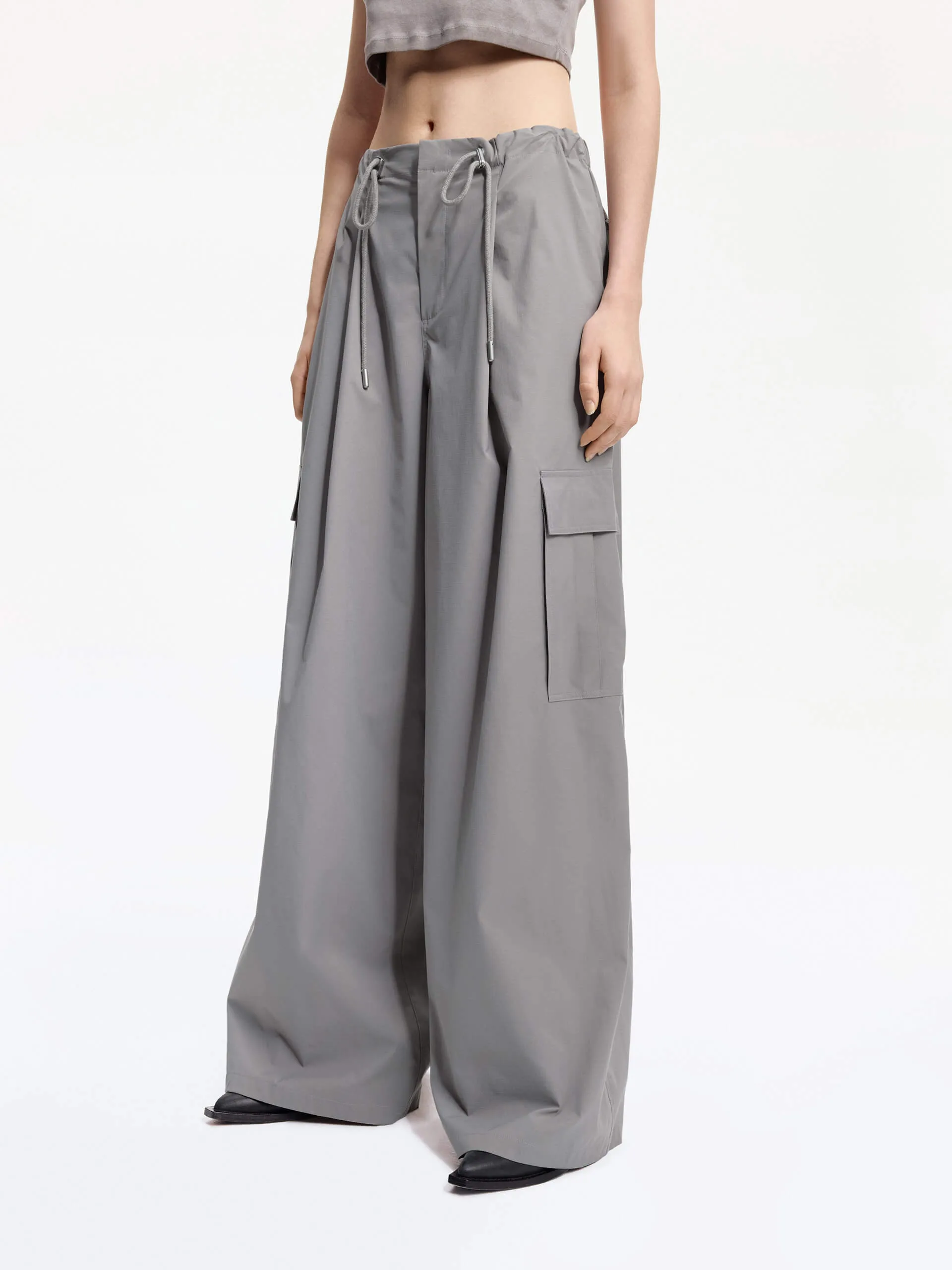 Drawstring Detail Cargo Pants