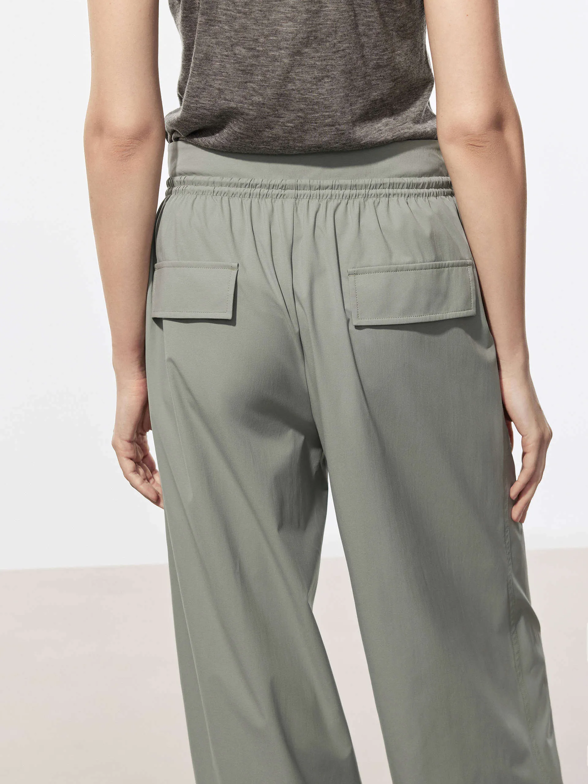 Drawstring Detail Pocket Pants