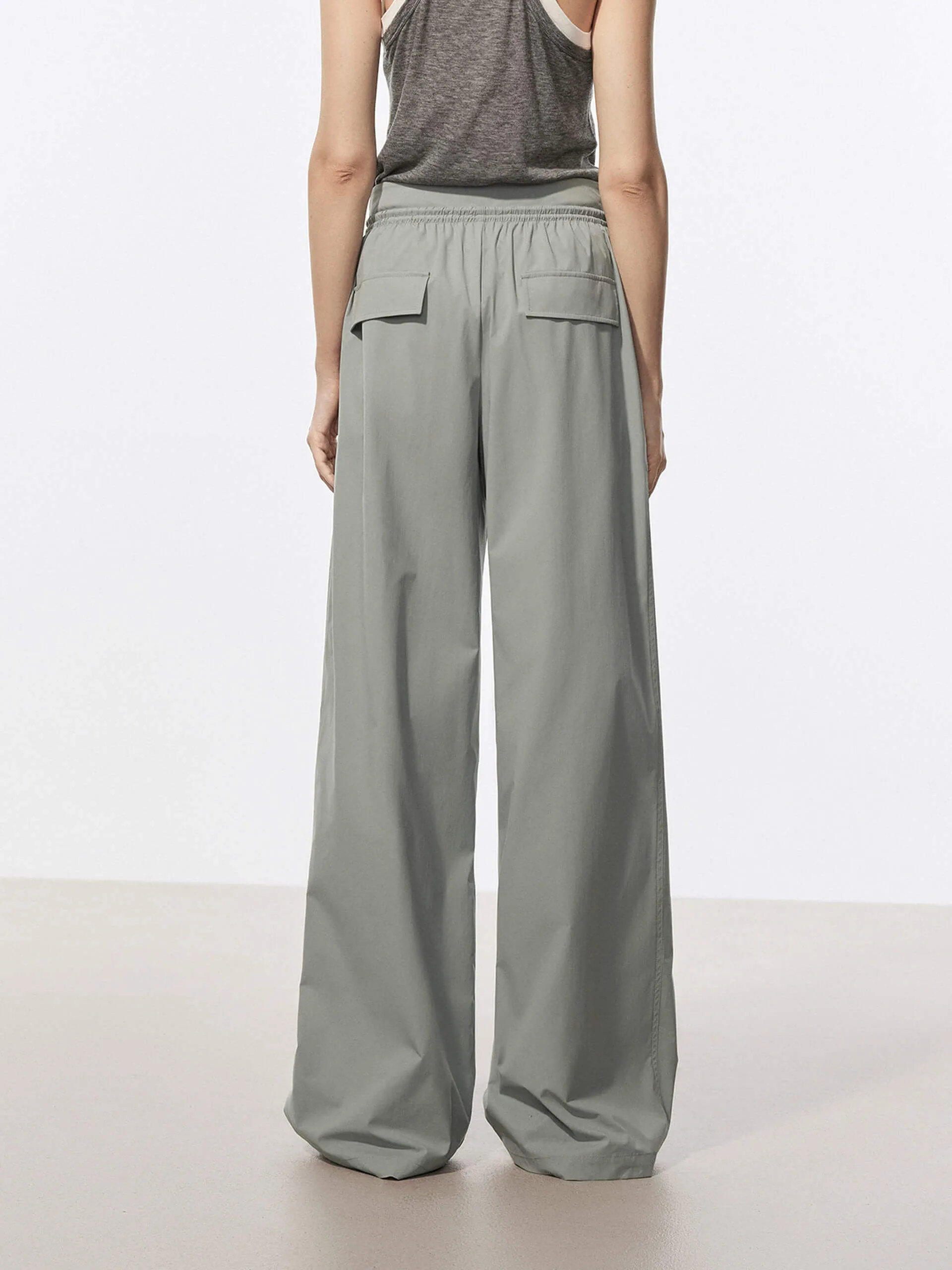 Drawstring Detail Pocket Pants