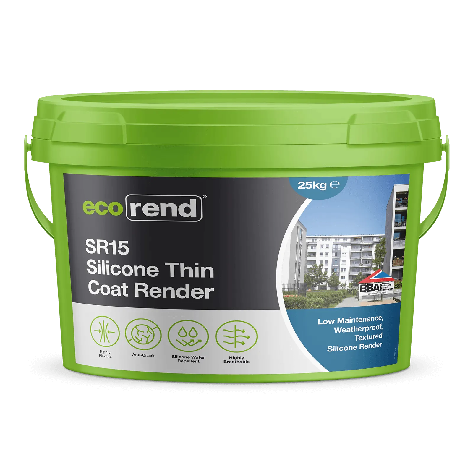 Ecorend SR15 Silicone Thin Coat Render - 25kg