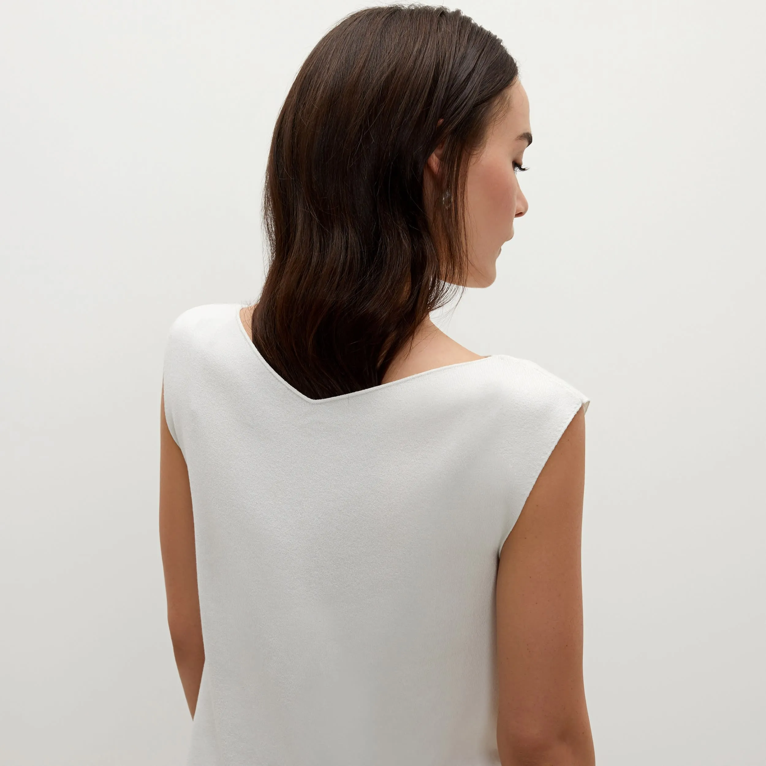 Eileen Top - Eco 365Knit :: Ivory