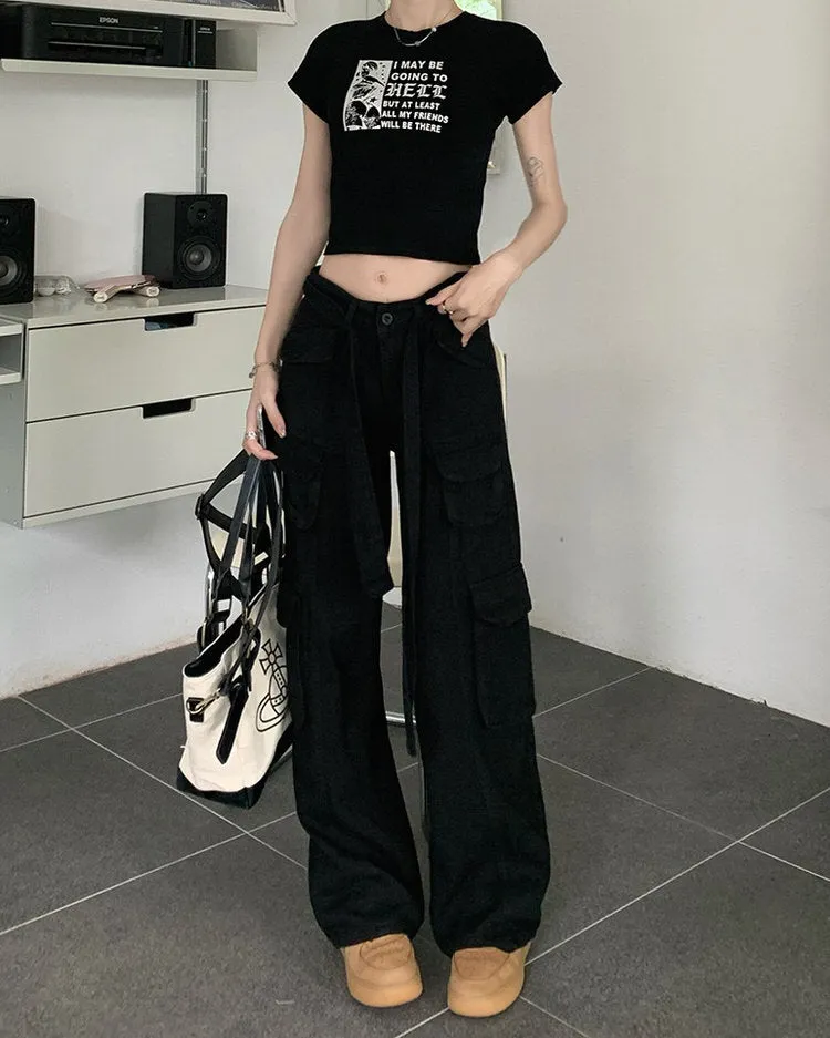 Fashionkova Comfy Cute Cargo Pants