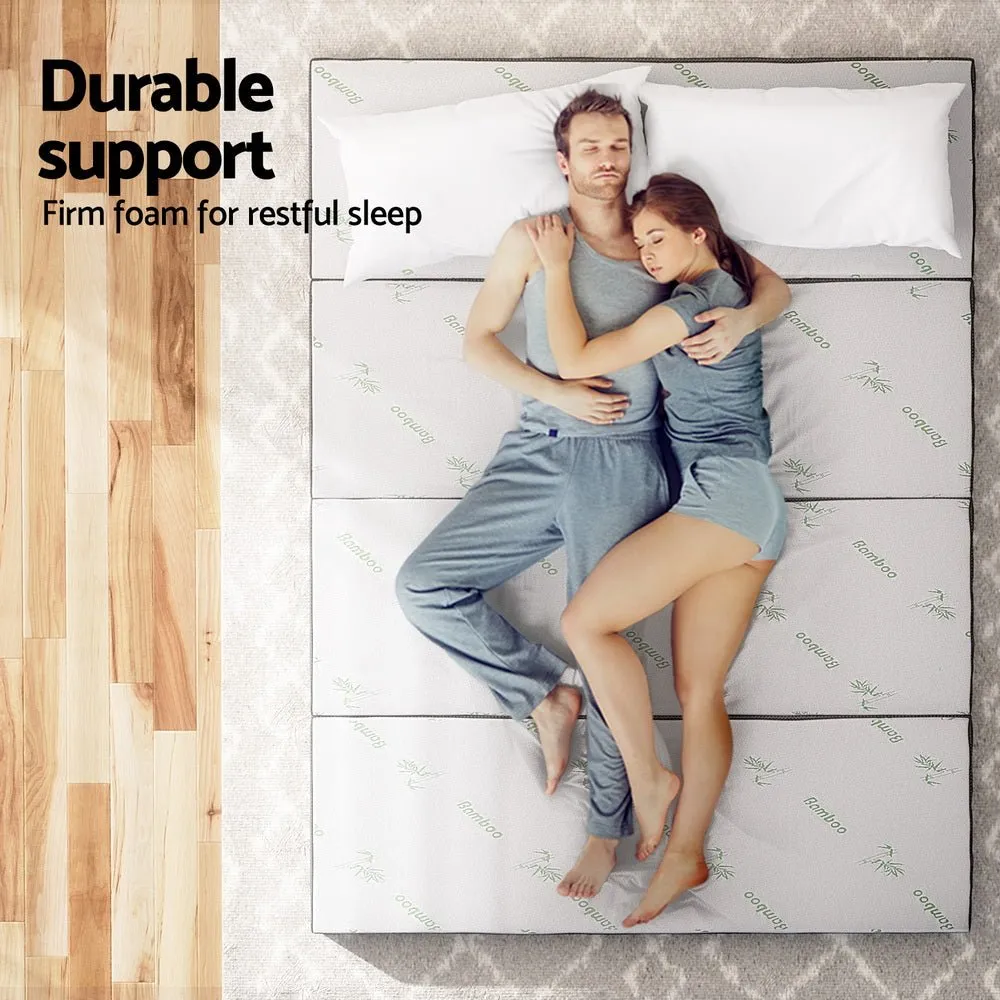 Foldable Mattress Folding Foam Queen Bamboo