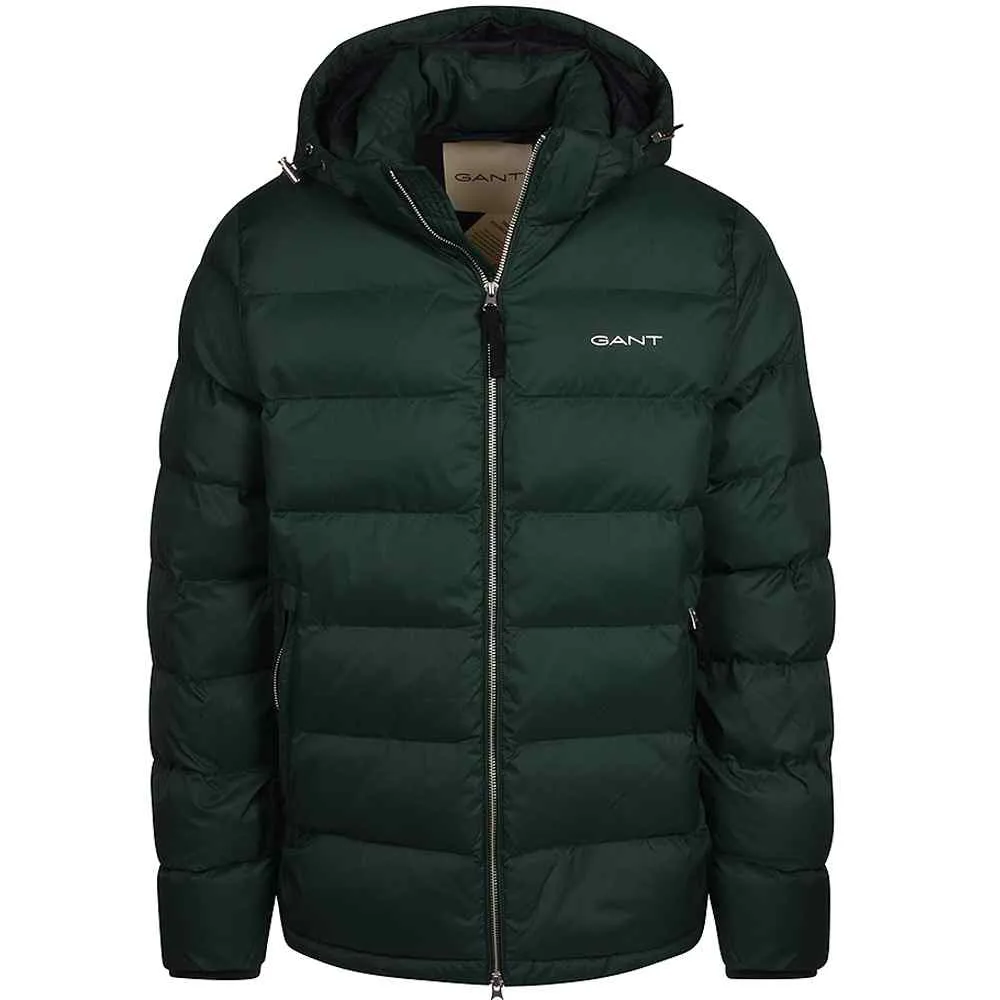 GANT - Active Cloud Puffer Jacket - Tartan Green