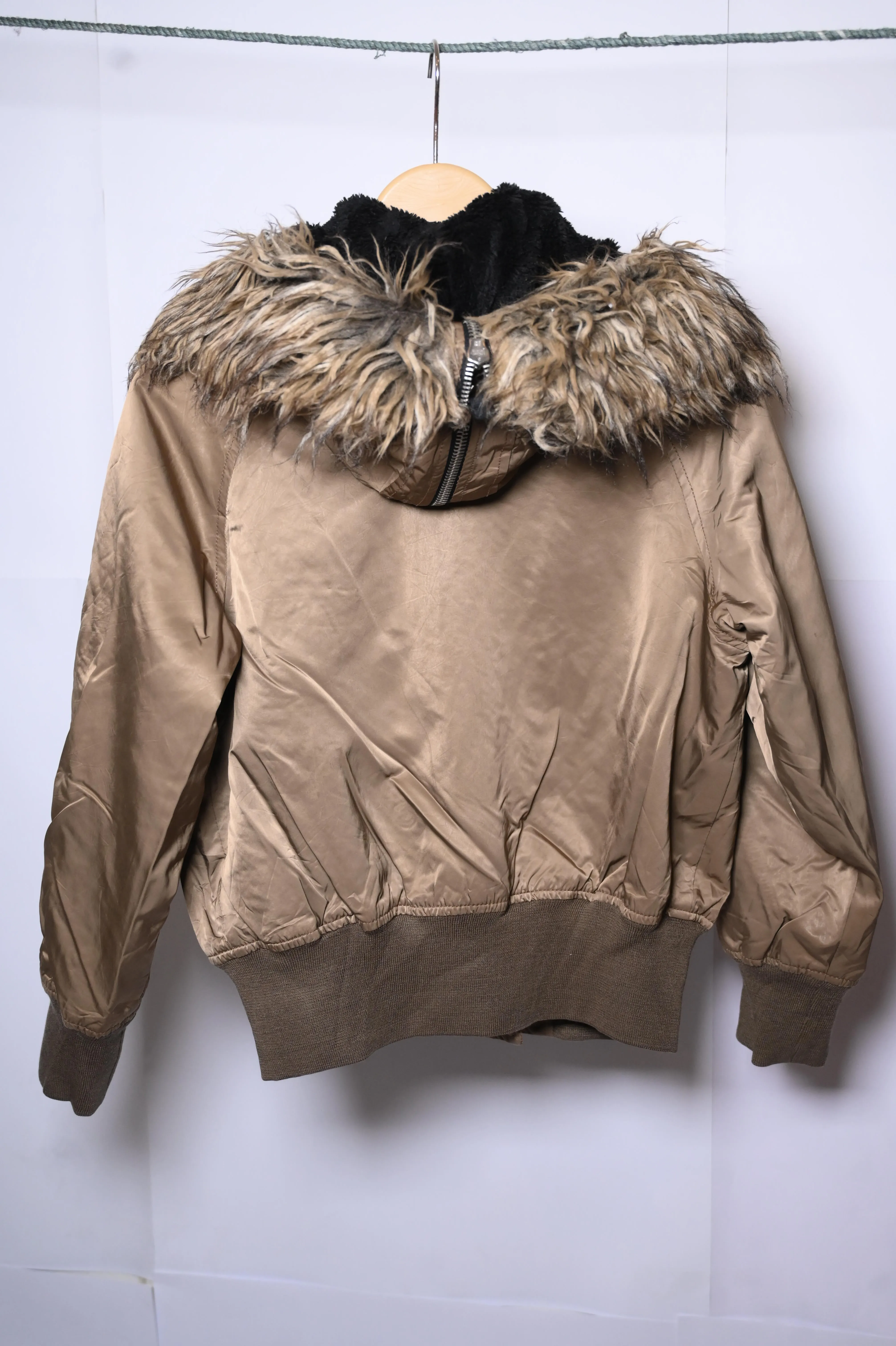 Gap Gold Brown Premium Puffer Jacket