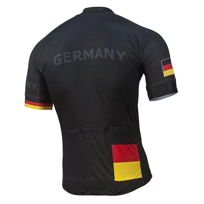 Germany Cycling Jersey (Black)