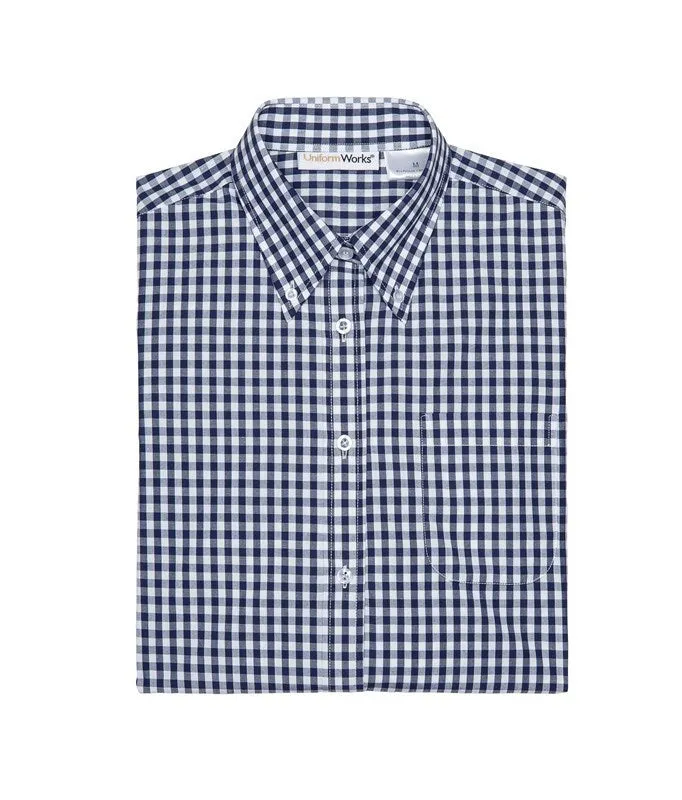 Gingham Men's Dress Shirt-