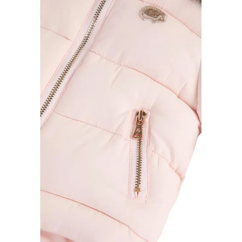 Girls Pink Puffer Jacket