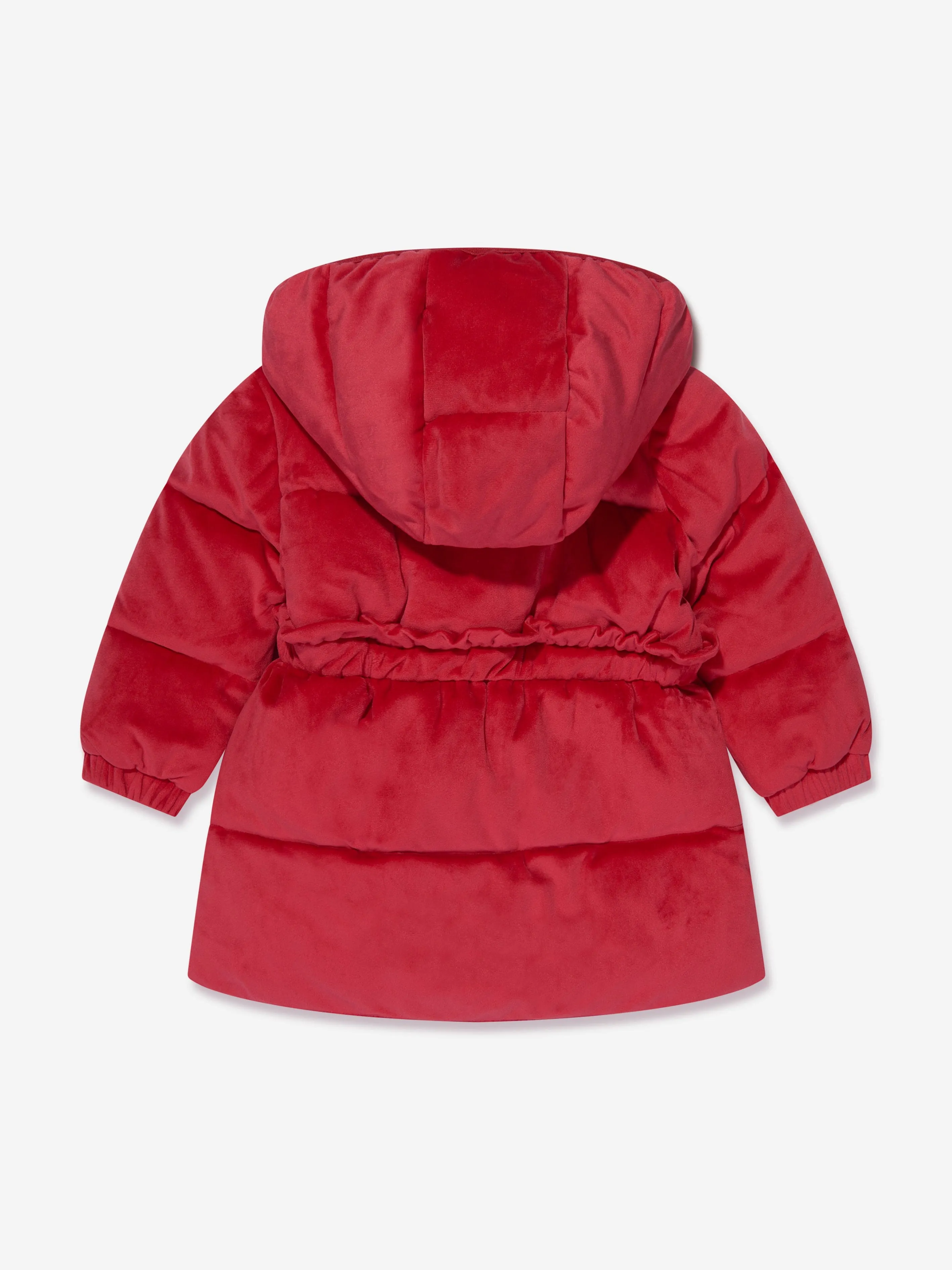 Guess Baby Girls Puffer Jacket in Red