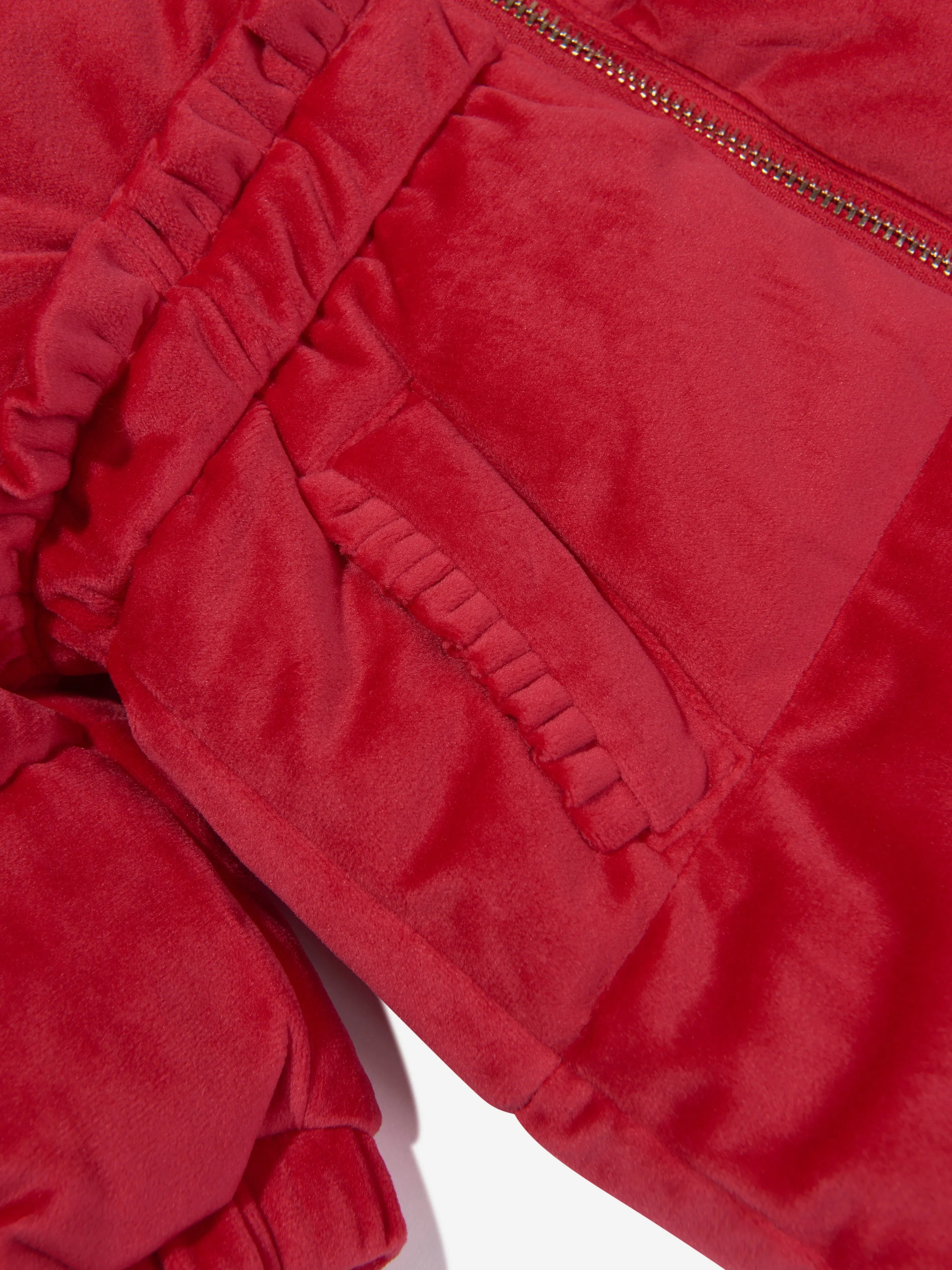 Guess Baby Girls Puffer Jacket in Red