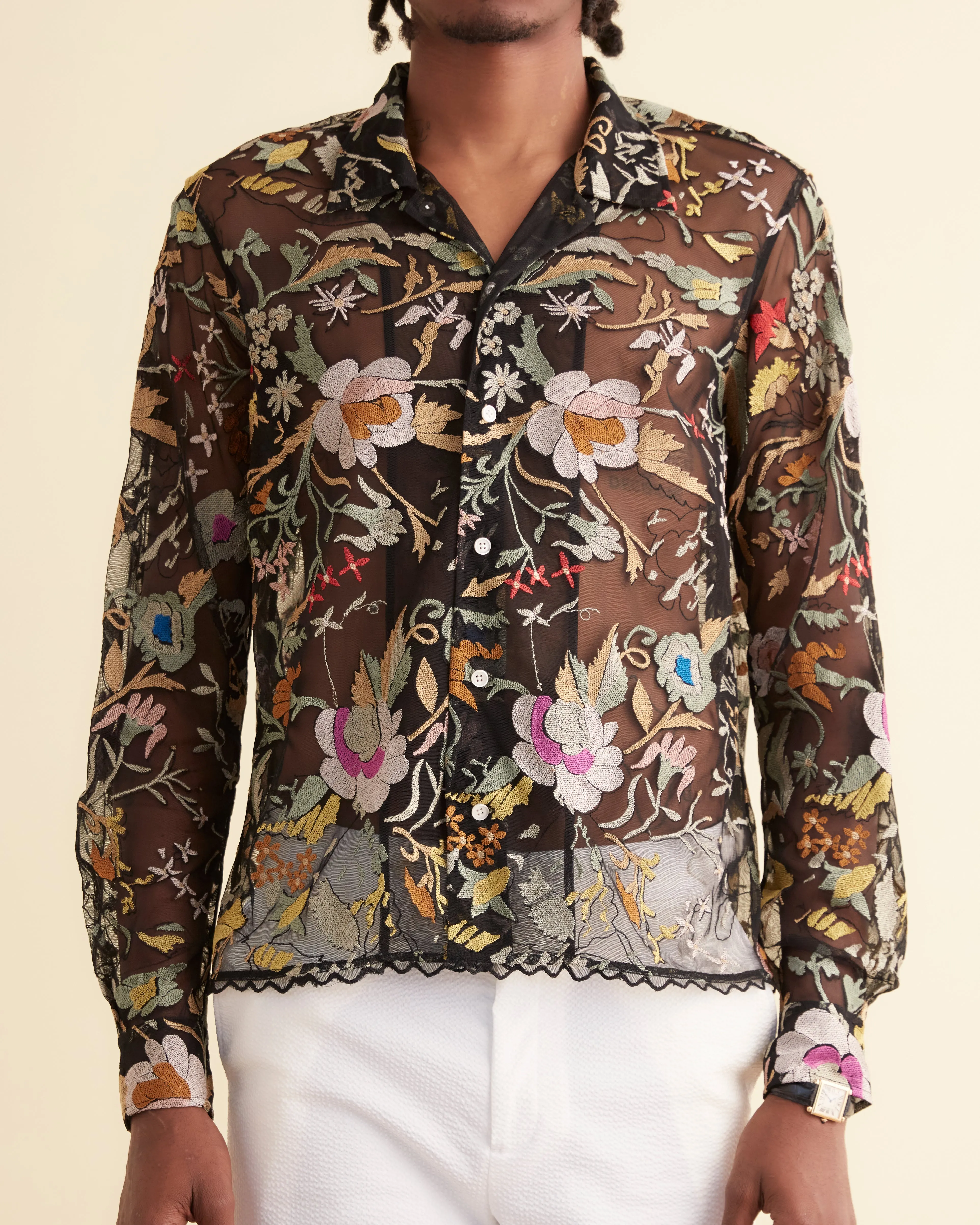 Heirloom Floral Long Sleeve Shirt