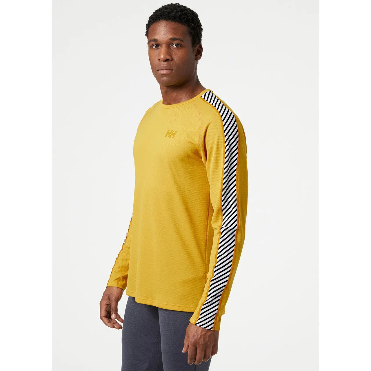 Helly Hansen Men's Lifa Active Stripe Crew Baselayer