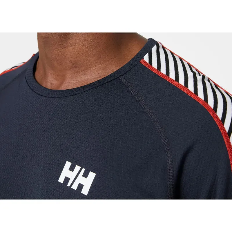 Helly Hansen Men's Lifa Active Stripe Crew Baselayer