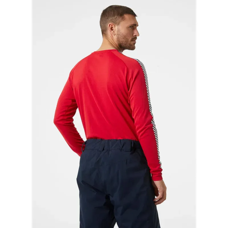 Helly Hansen Men's Lifa Active Stripe Crew Baselayer