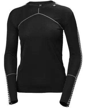 Helly Hansen Womens LIFA Crew Thermal Black