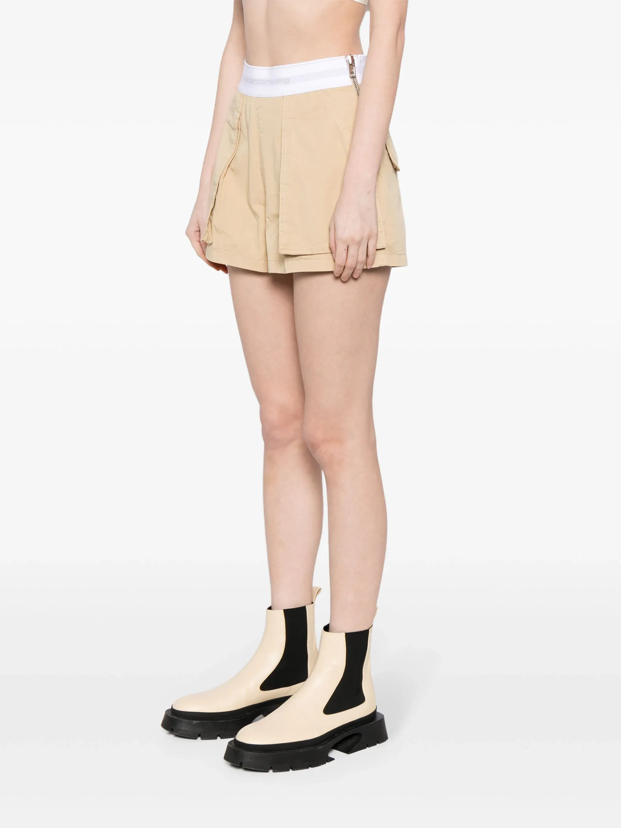 High-Waisted Cargo Rave Short