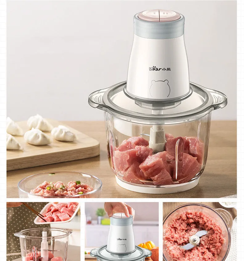 Household Electric Multi-function Small Vegetable Chopper Blender Cooking Machine