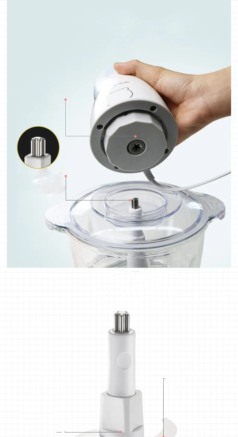 Household Electric Multi-function Small Vegetable Chopper Blender Cooking Machine