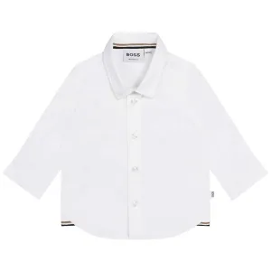 Hugo Boss Baby Boys White Dress Shirt