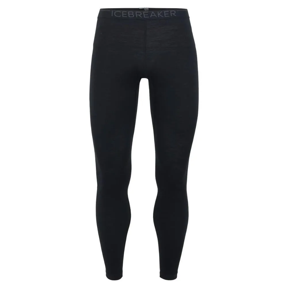 Icebreaker 200 Zone Seamless Men's Leggings Thermals - Black