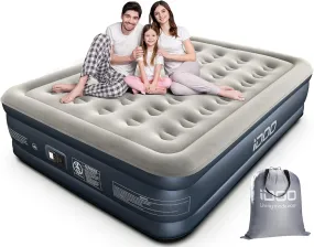 iDOO Queen Air Mattress with Built-in Pump