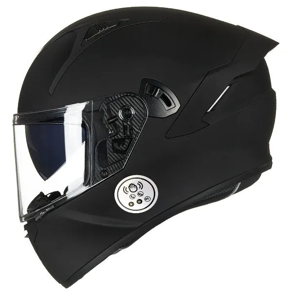 ILM Touch Built-in Bluetooth Integrated Full Face Motorcycle Helmet Model X9