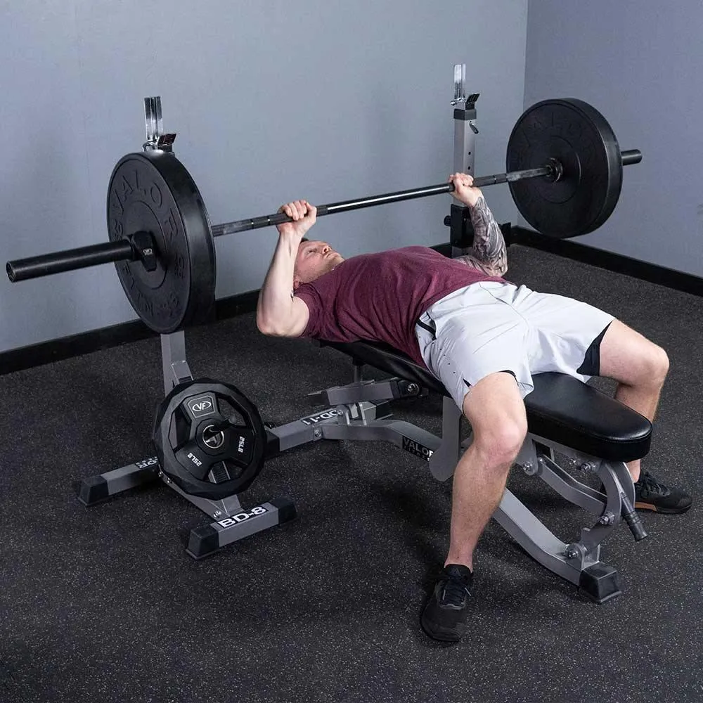 Independent Squat Stands w/ Plate Storage