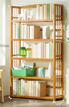 Indoor Floor Storage Bookshelf-5 Floors 90