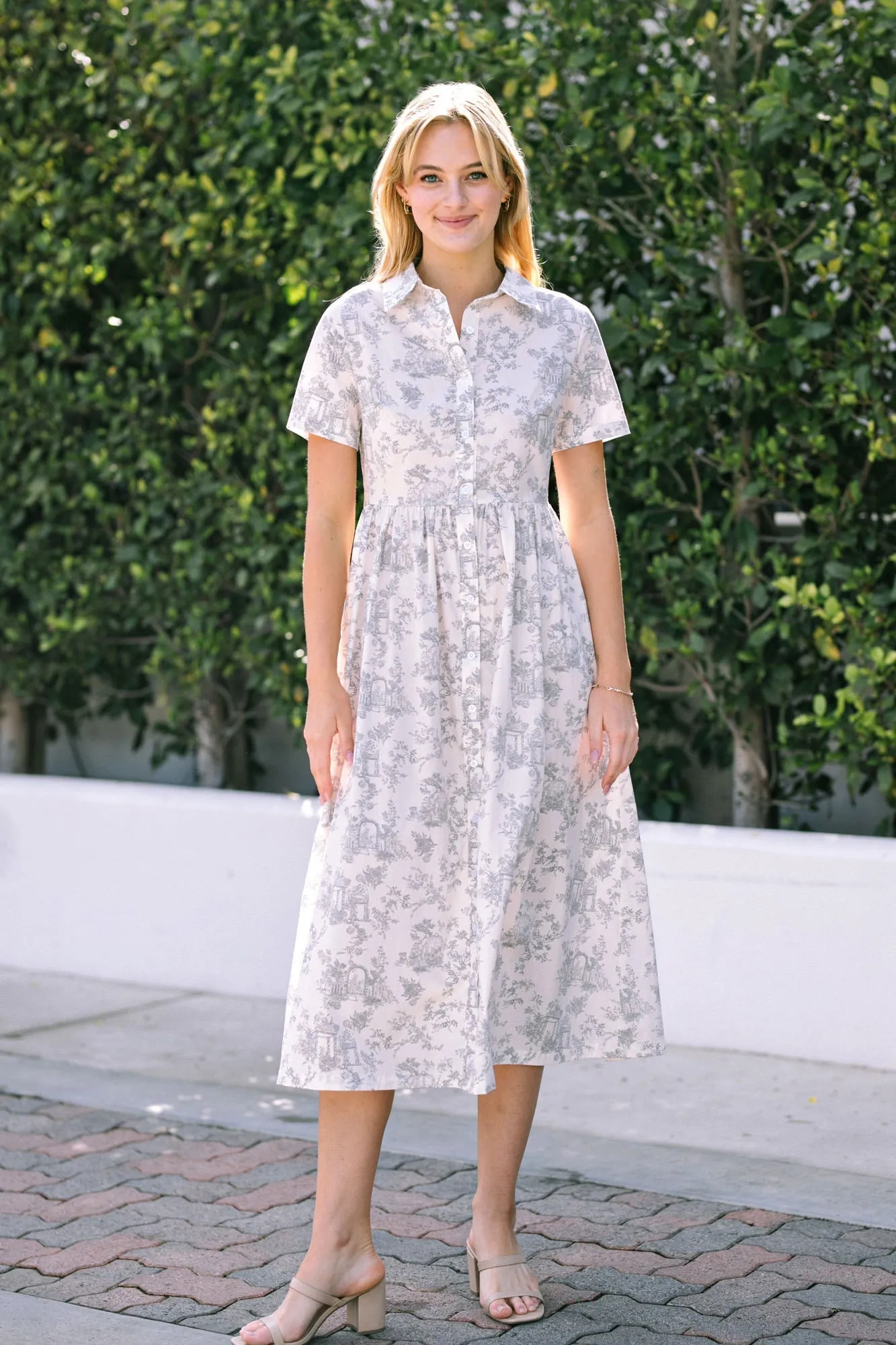 Jasmine Buttoned Shirt Dress