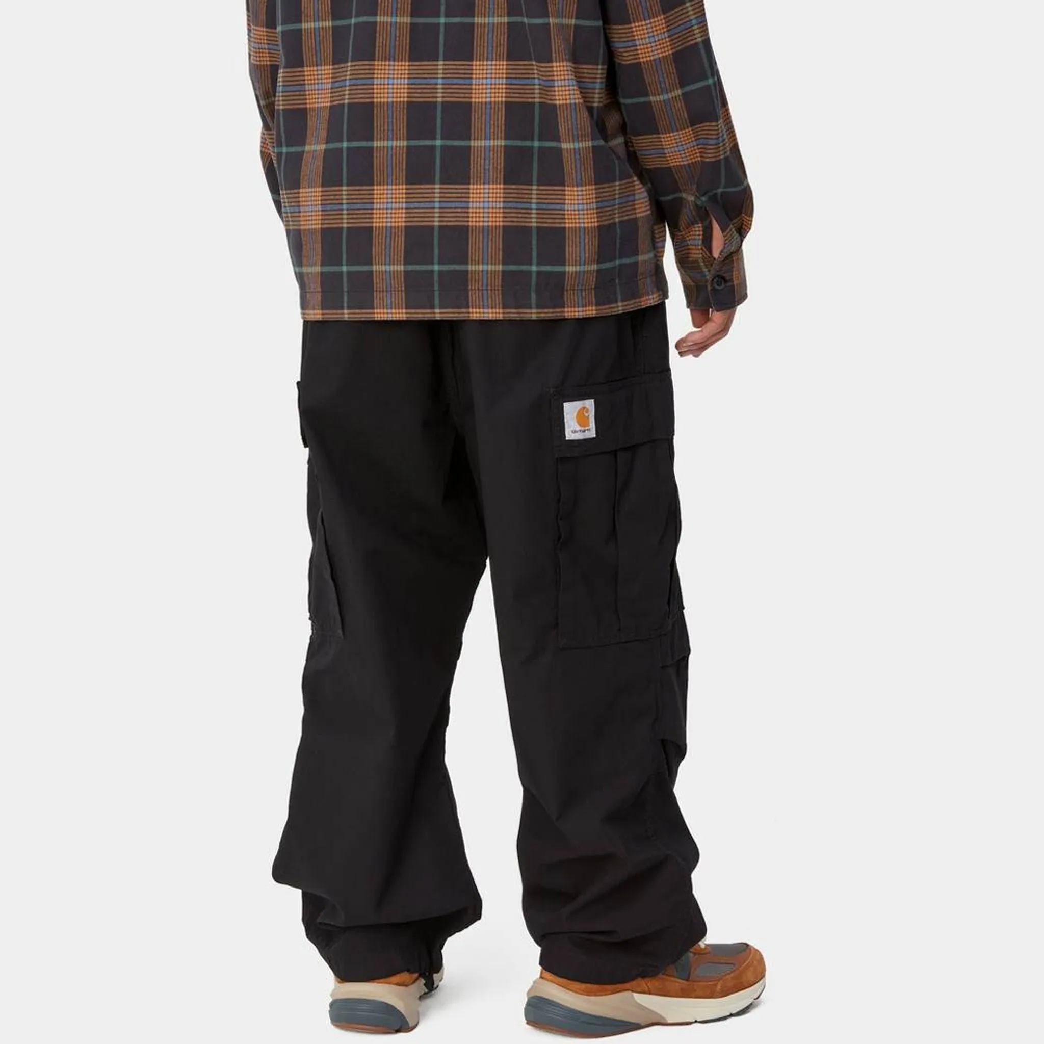 JET CARGO PANTS (Black Rinsed)