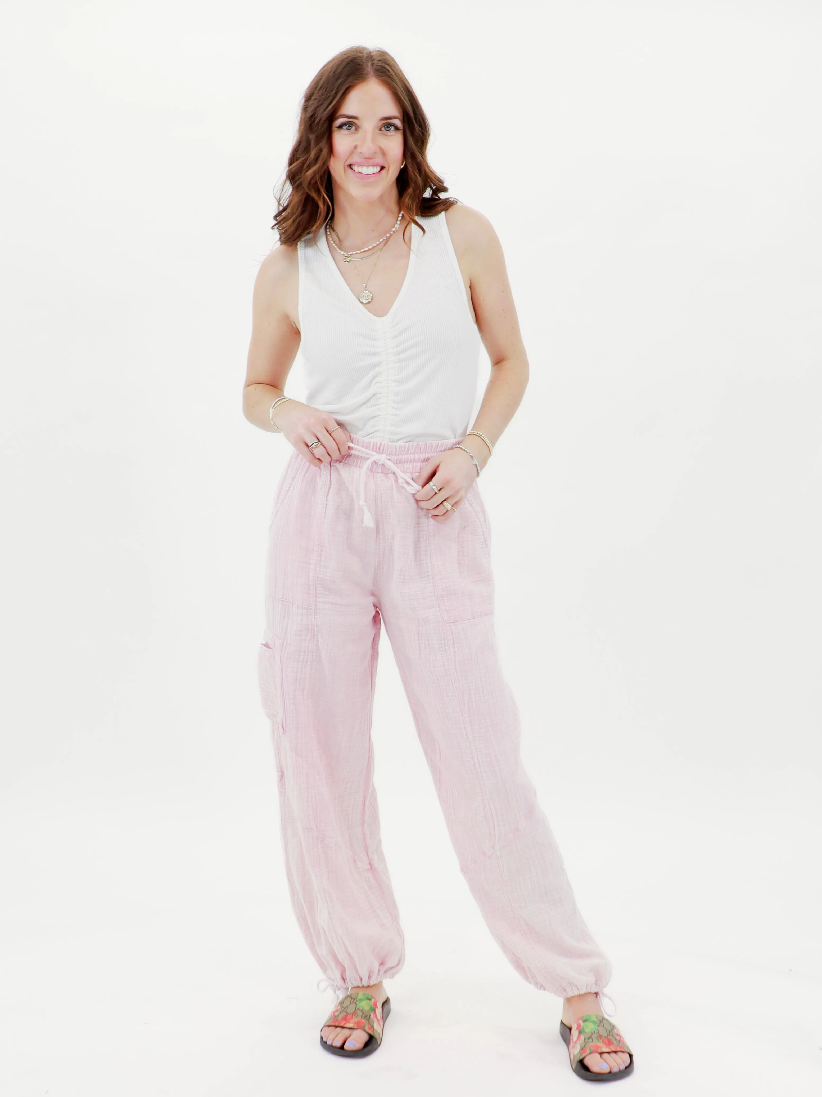 Jett Away Gauze Ballon Pant