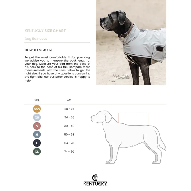 Kentucky Horsewear Dog Rain Coat