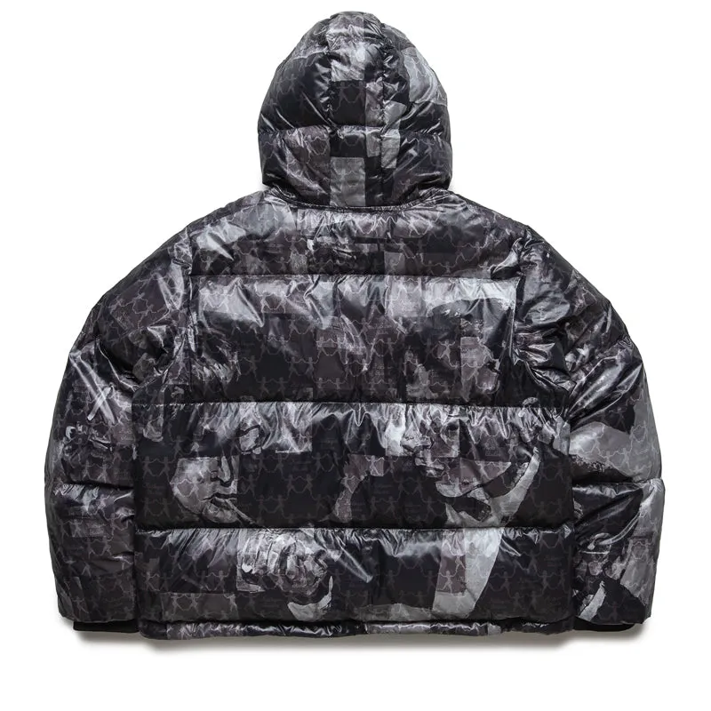 KidSuper x Puma MMQ All Over Print Puffer Jacket - Black