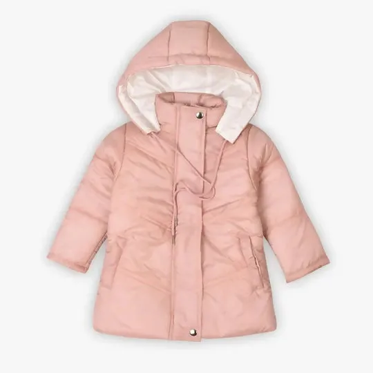 Light Pink Hood Girl's Jacket