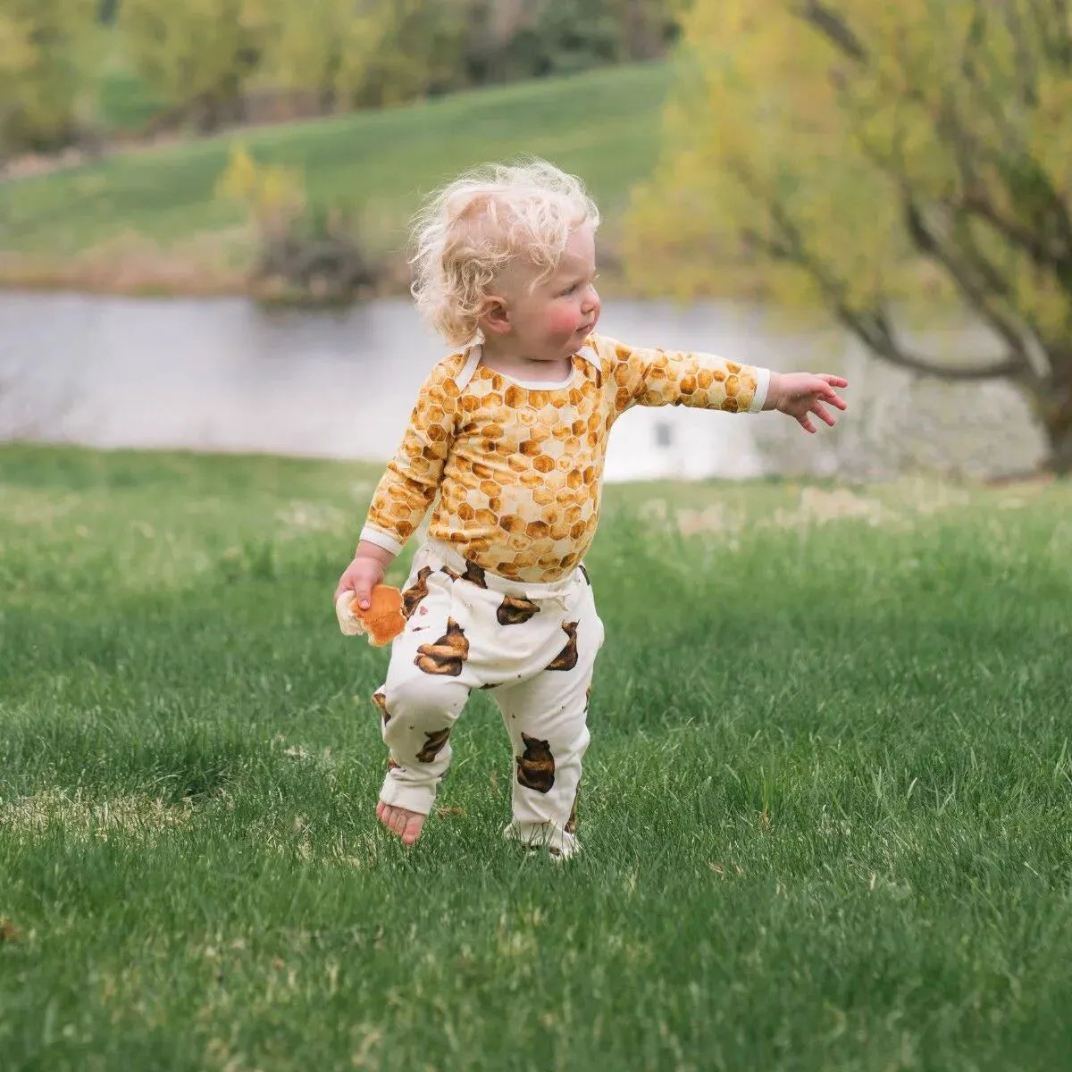 Long Sleeve Honeycomb Onesie