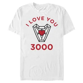 Men's Marvel Avengers Endgame Love You Heart T-Shirt