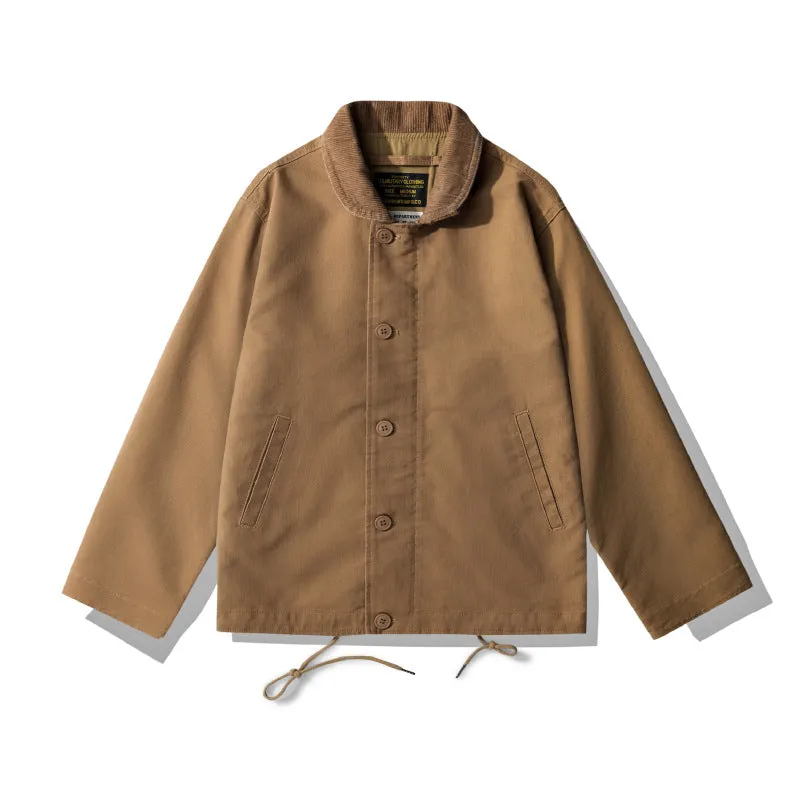 Men's thin stand-up collar jacket