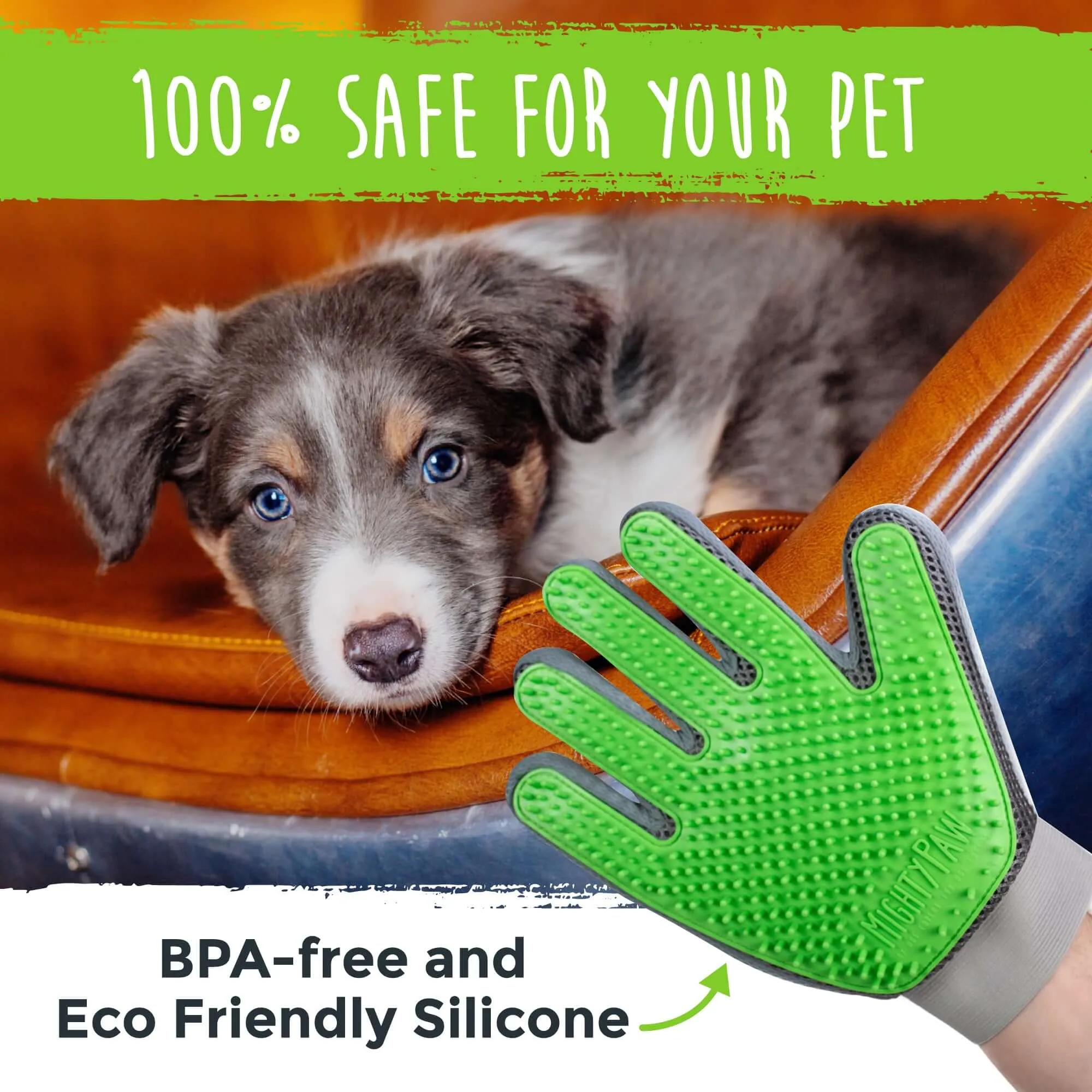 Mighty Paw Dog Grooming Glove: Pamper Your Pup with Ease!