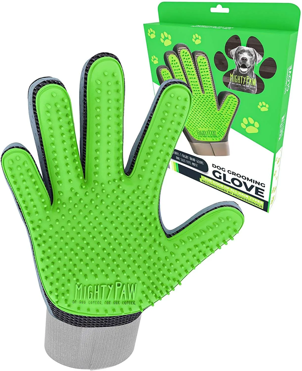 Mighty Paw Dog Grooming Glove: Pamper Your Pup with Ease!