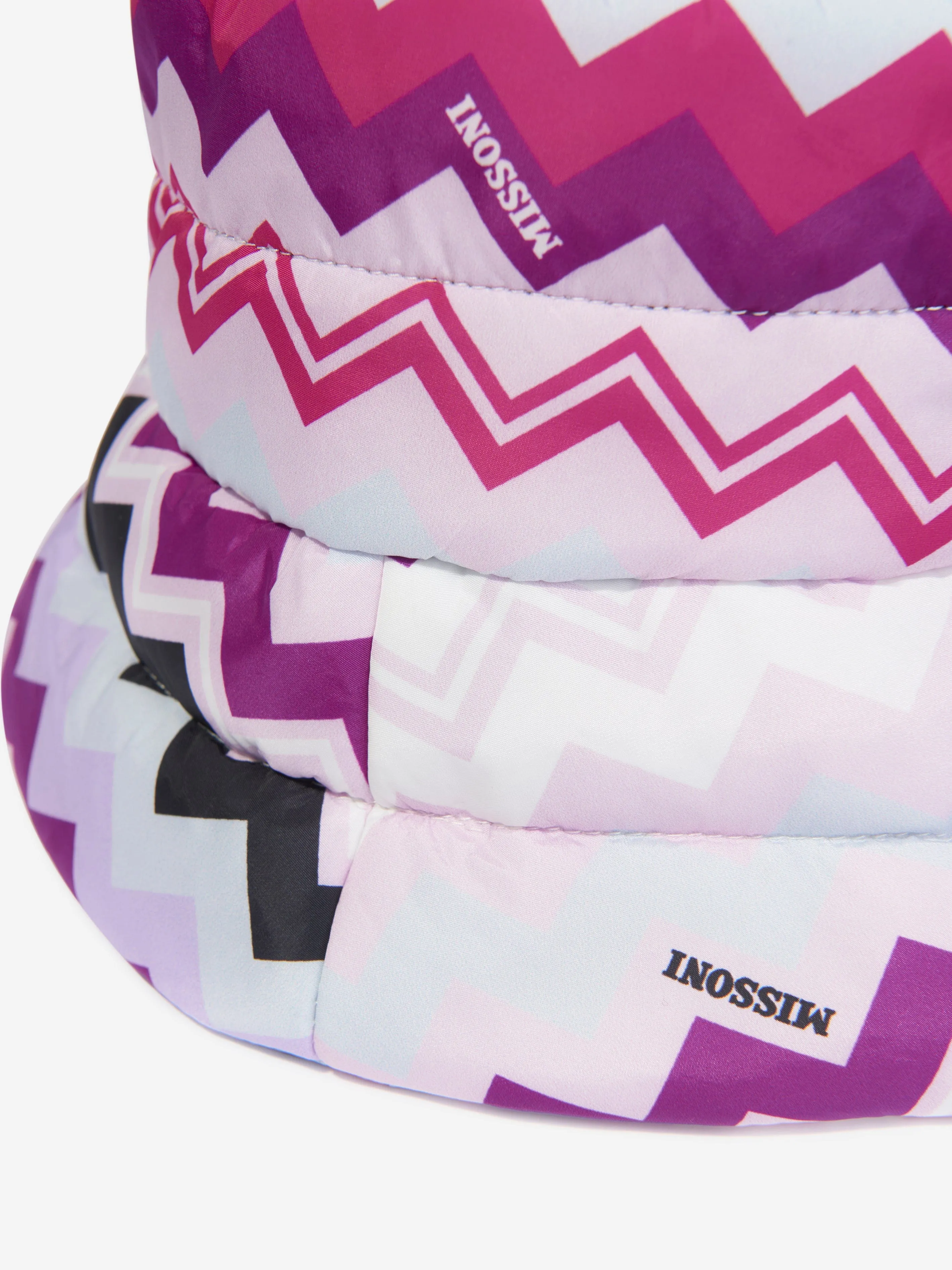 Missoni Girls Zigzag Bucket Hat in Pink