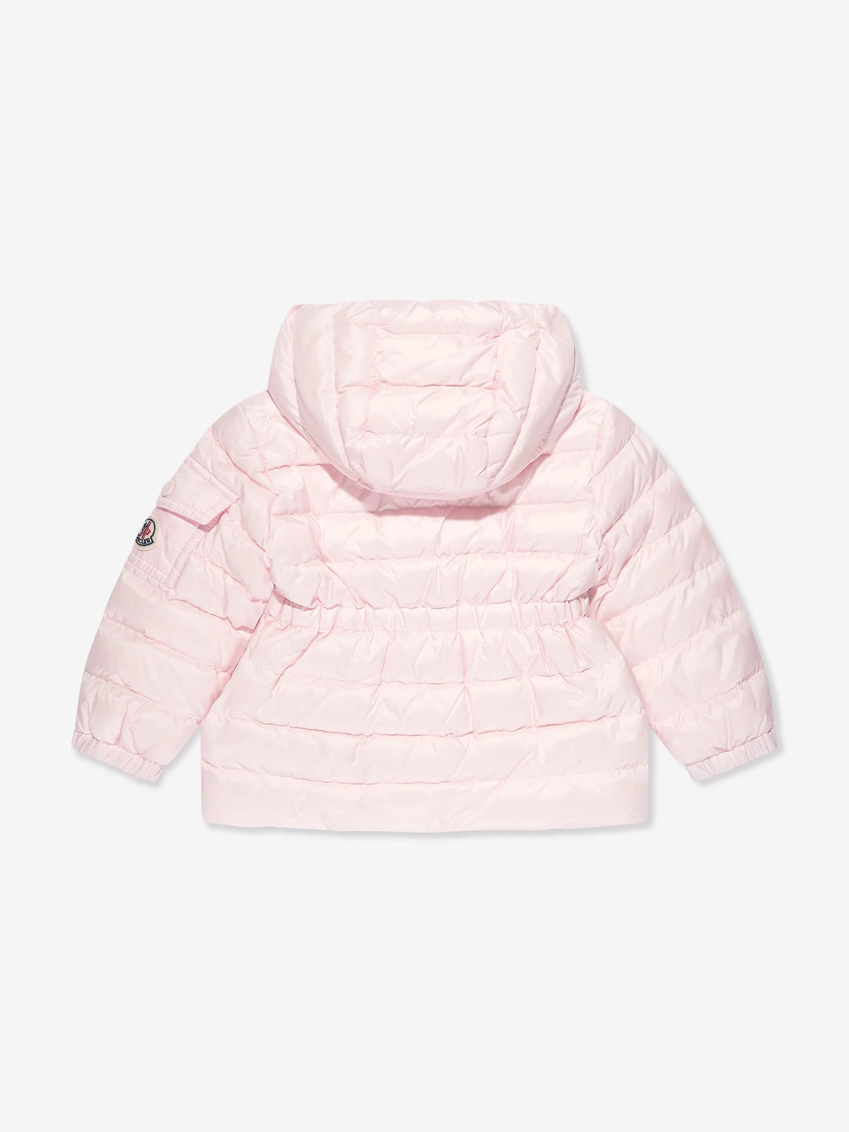 Moncler Enfant Baby Girls Down Padded Dalles Jacket in Pink