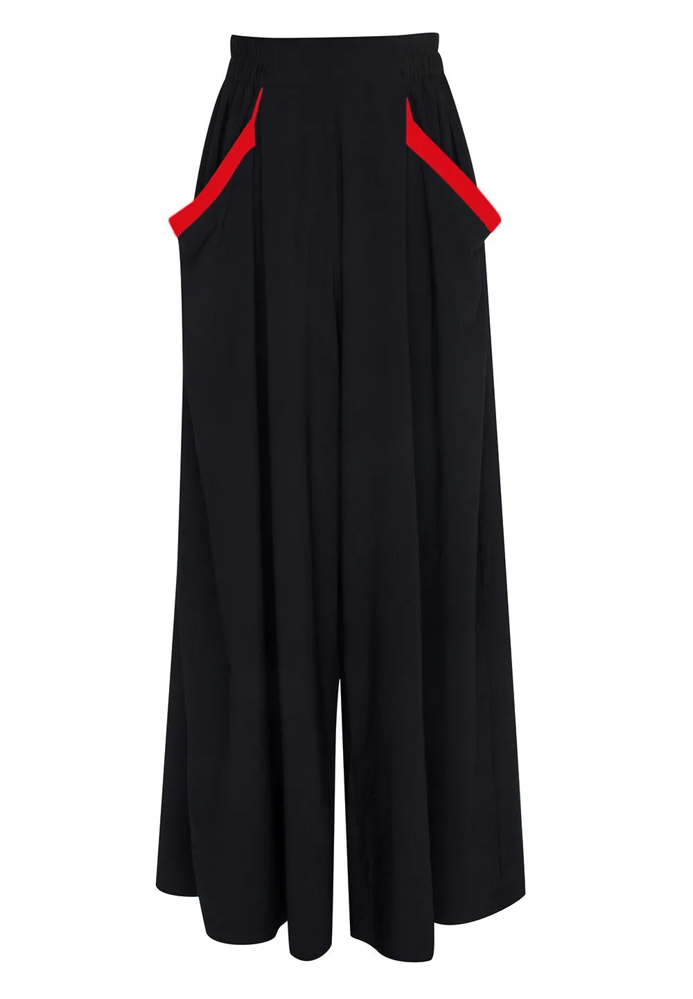 Monochrome - Black Pants (Red)