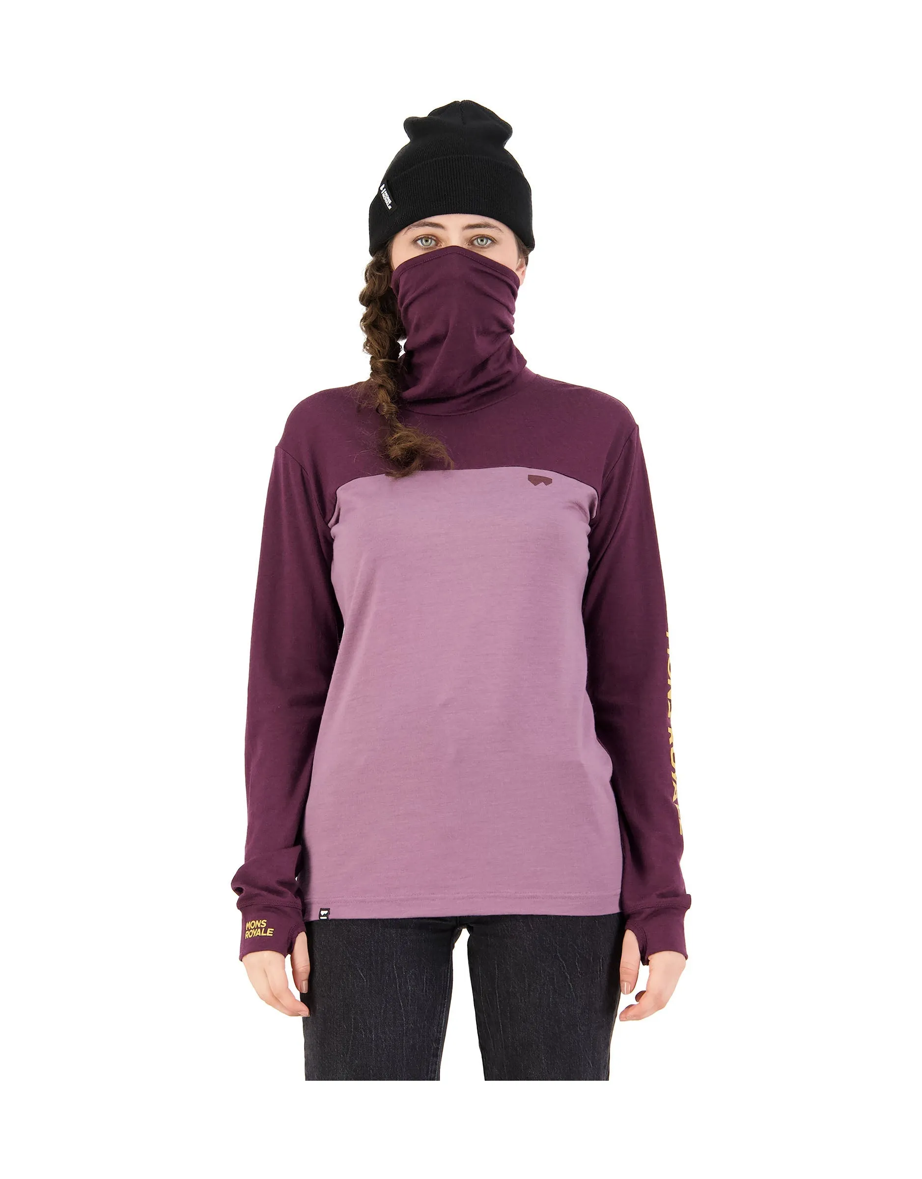 Mons Royale Womens Yotei High Neck Base Layer