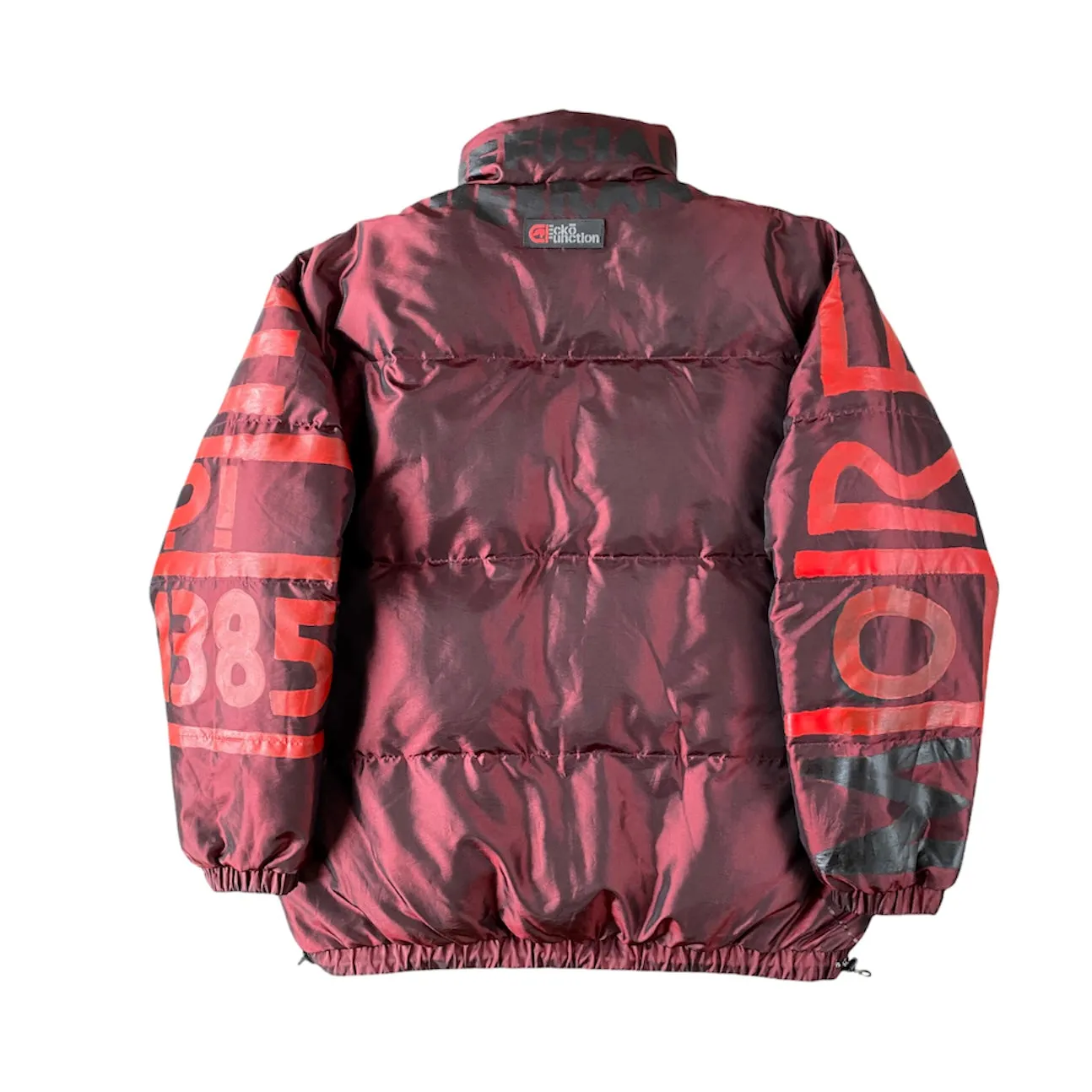 MORE?! red puffer jacket