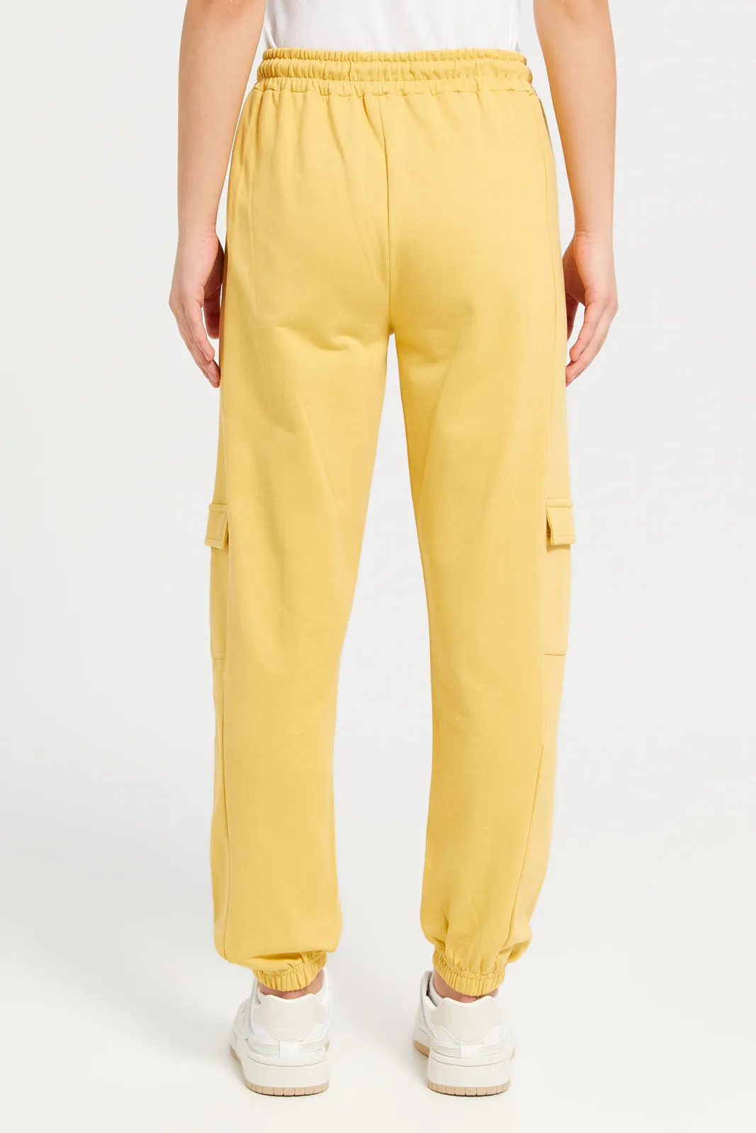 Mustard Cargo Pocket Pants