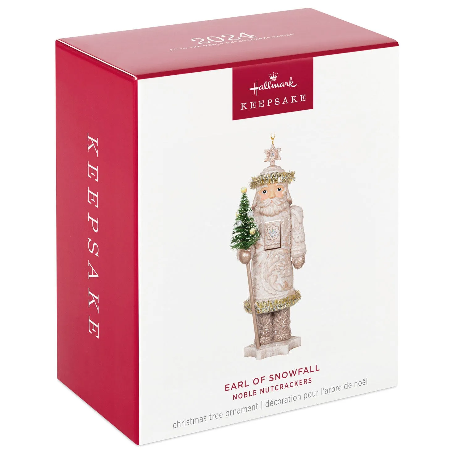 Noble Nutcrackers Earl of Snowfall — 2024 Hallmark Keepsake Christmas Ornament