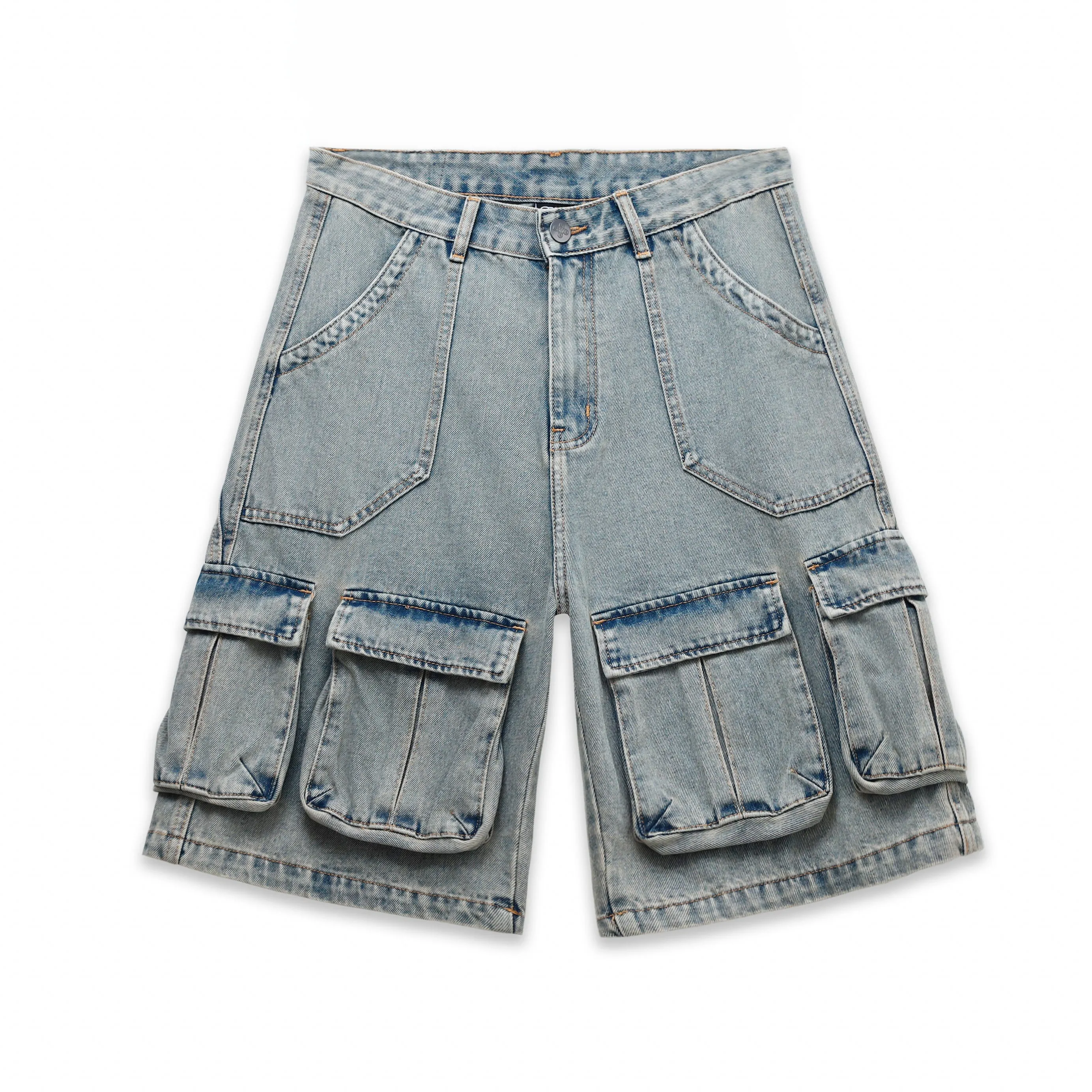 NOMAD DENIM SHORTS - WASHED BLUE