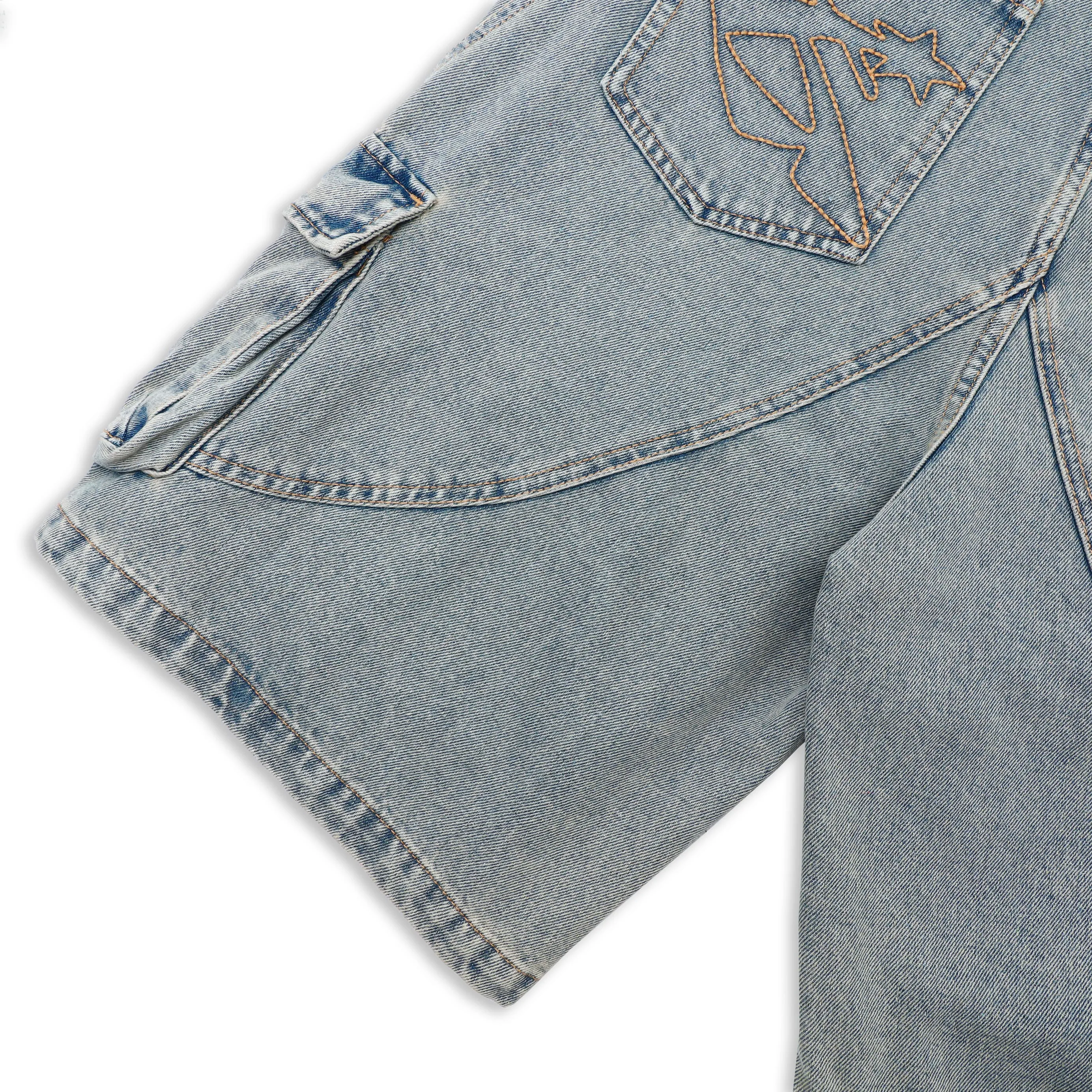 NOMAD DENIM SHORTS - WASHED BLUE