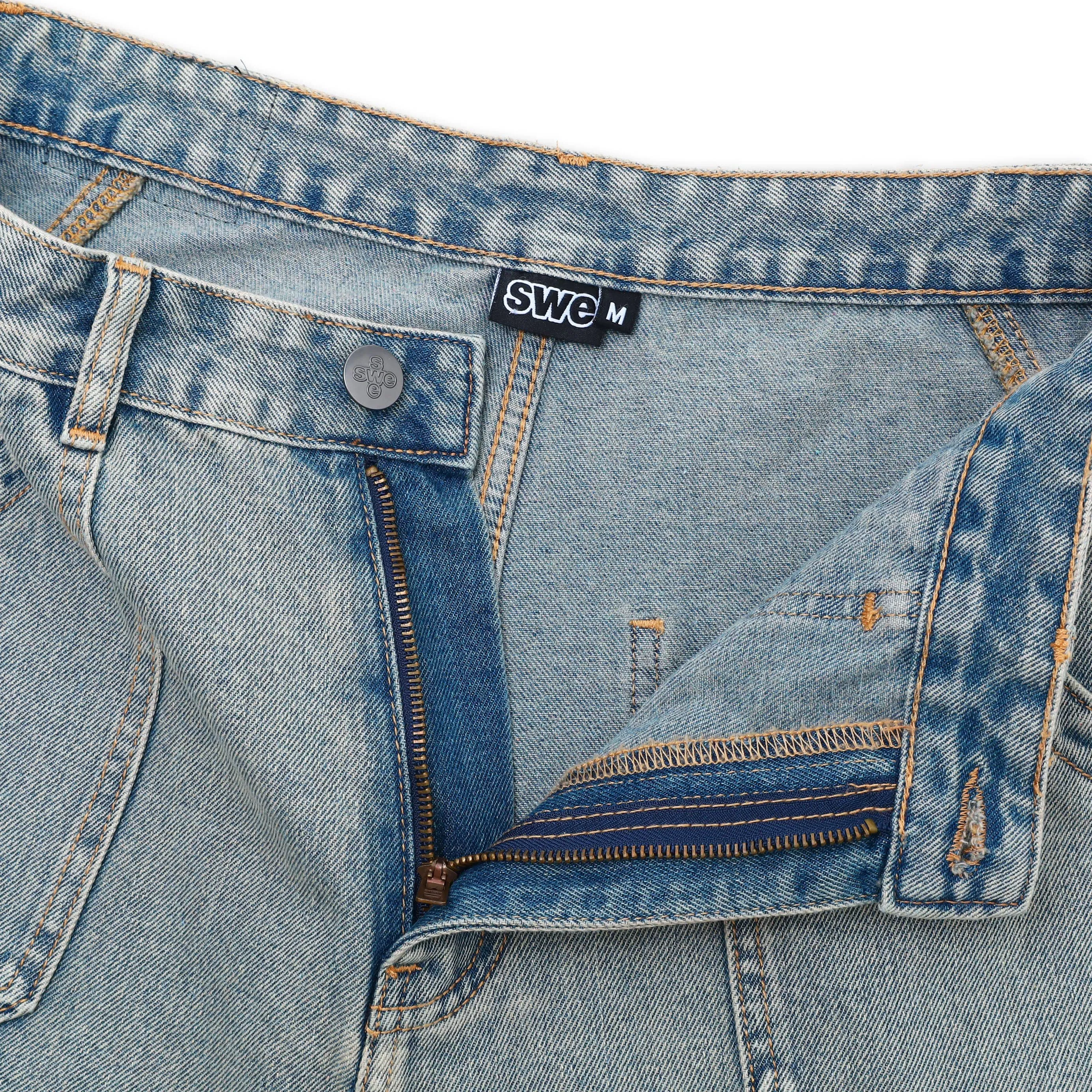 NOMAD DENIM SHORTS - WASHED BLUE