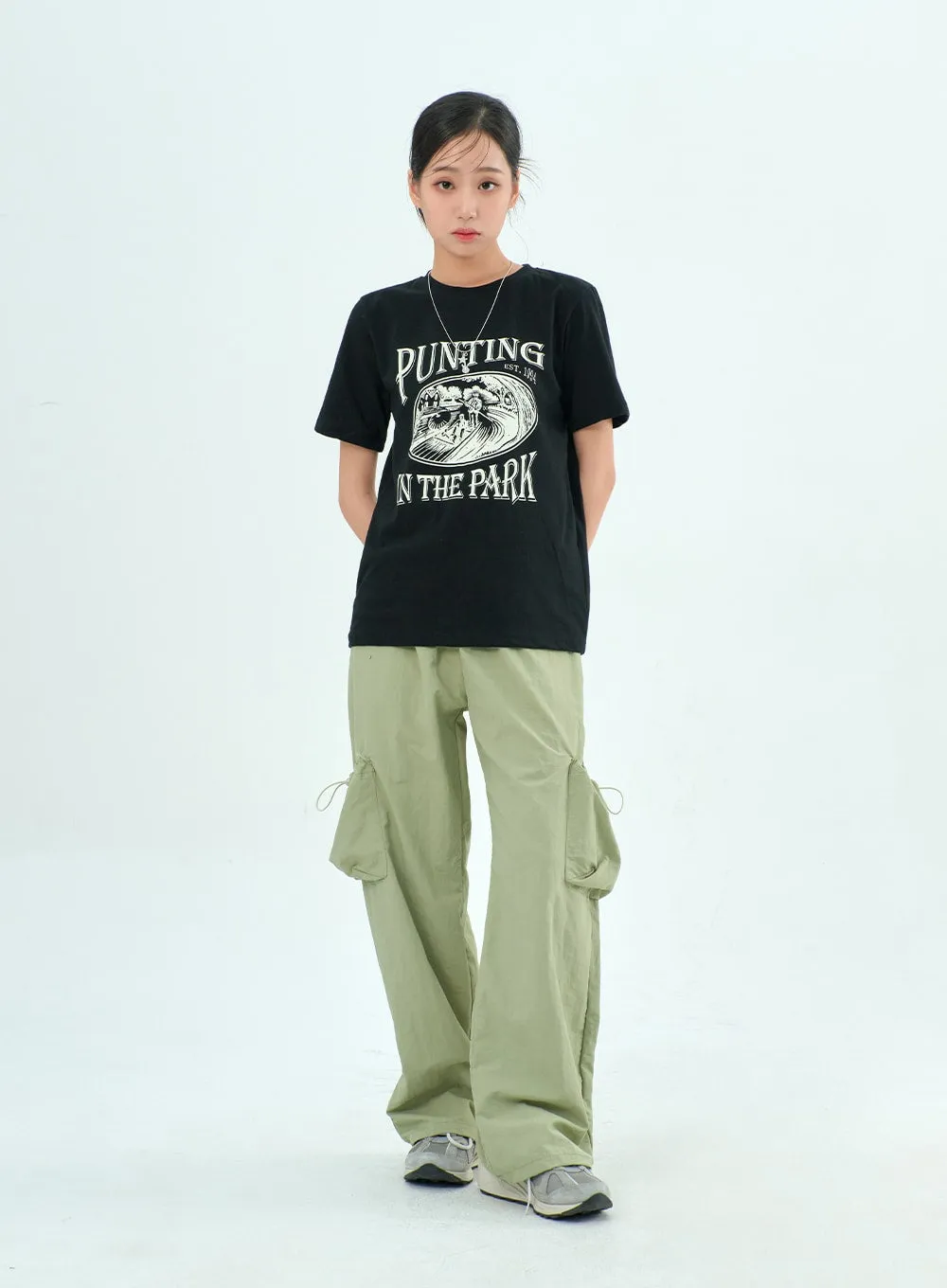 Nylon Pocket Pants BY304